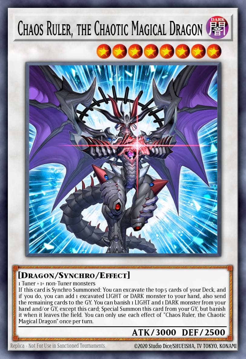 Artwork for Chaos Ruler, the Chaotic Magical Dragon