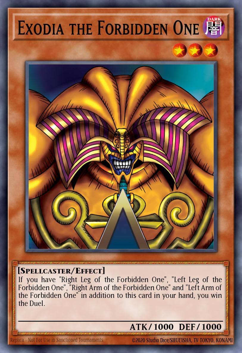 Artwork for Exodia the Forbidden One