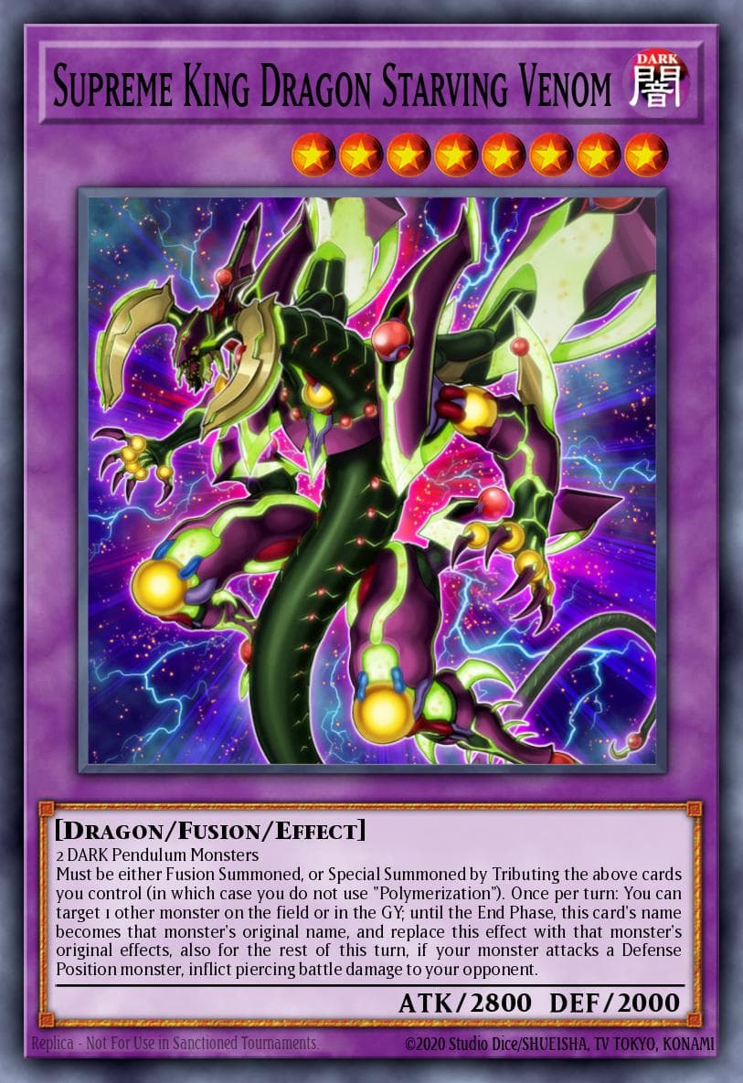 Artwork for Supreme King Dragon Starving Venom