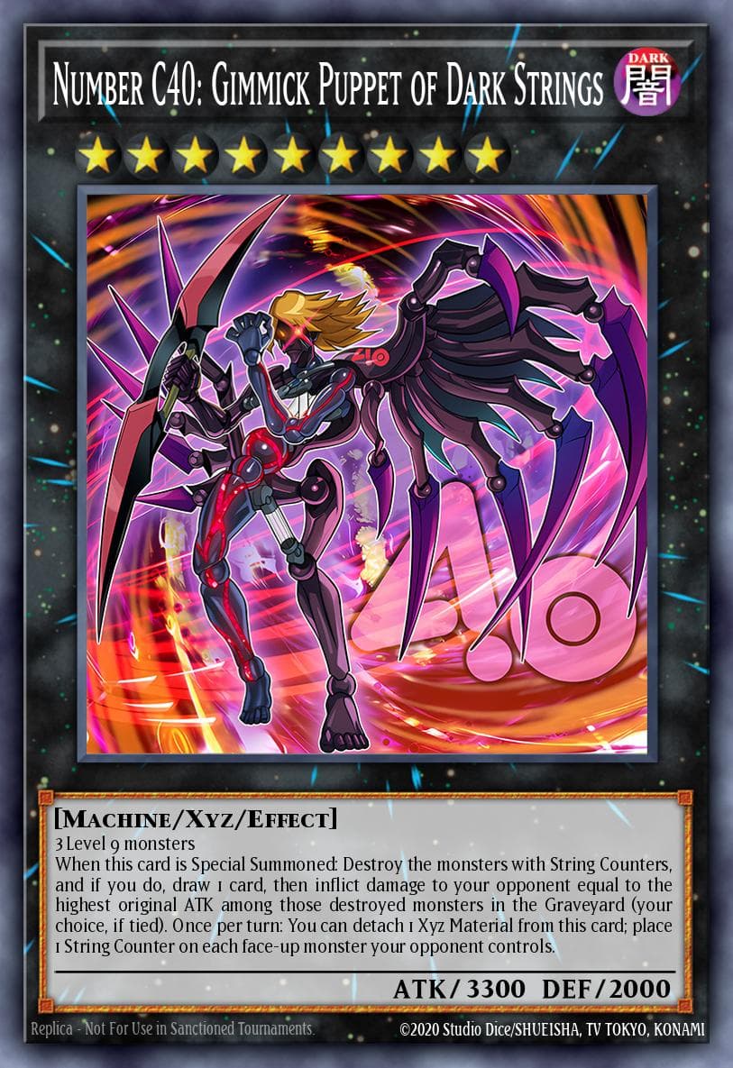 Artwork for Number C40: Gimmick Puppet of Dark Strings