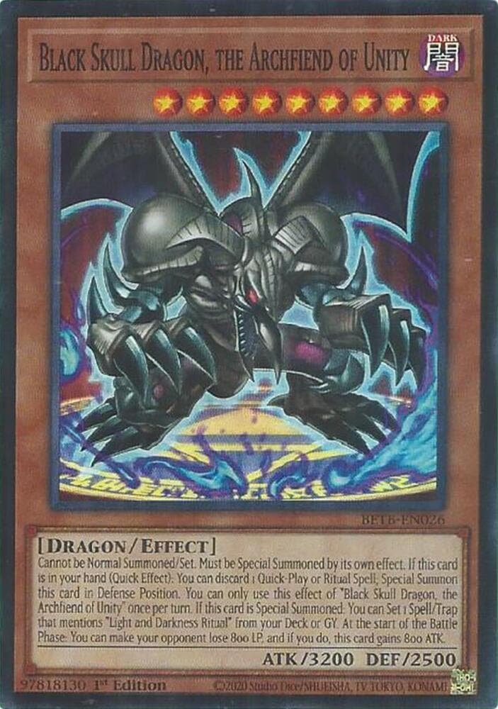 Black Skull Dragon, the Archfiend of Unity
